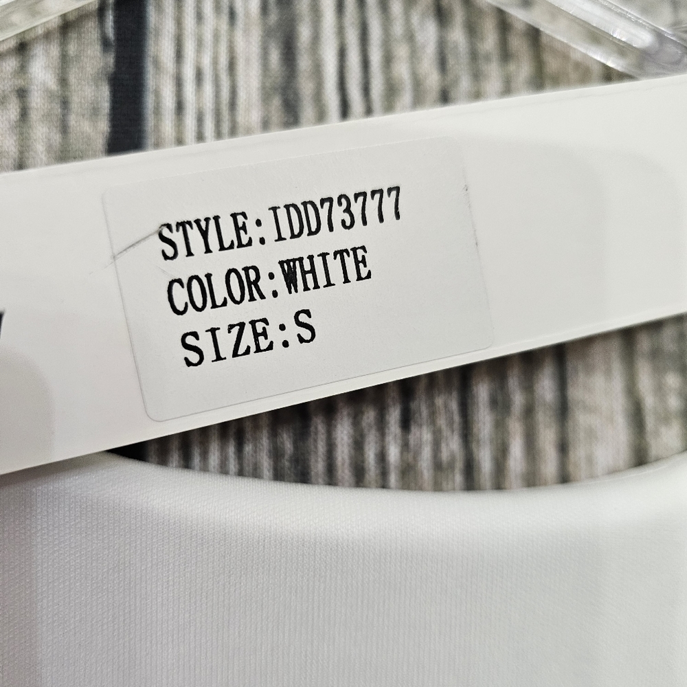 INA White Knit Nwt Mini Sheath Dress with Mesh Tiered Bell Sleeves - Picture 16 of 17